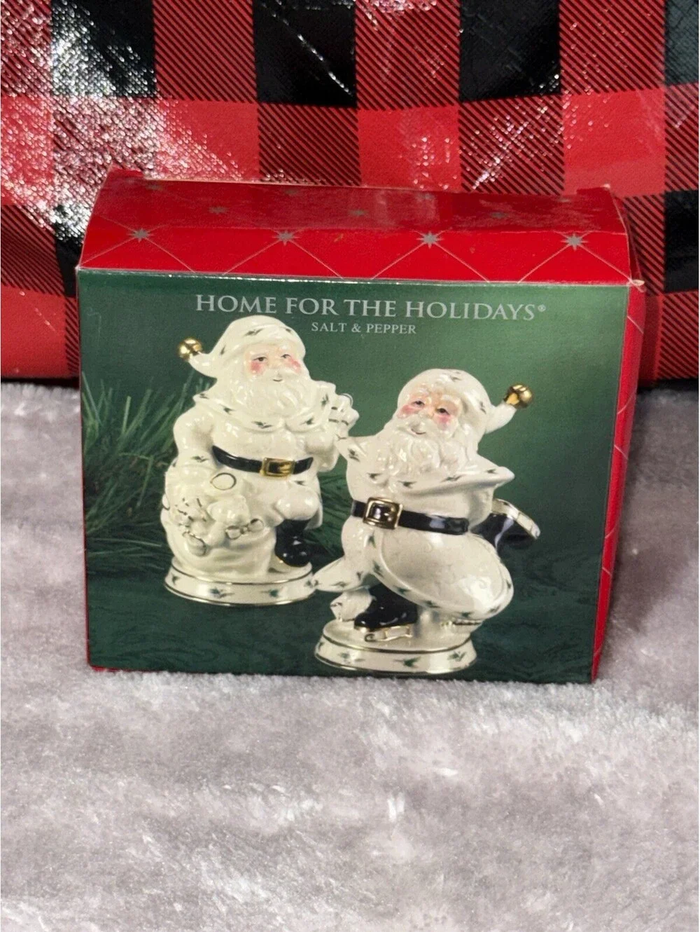 🎅🏻 Christmas Happy Holidays Salt And Paper Shaker Santa Clause Set